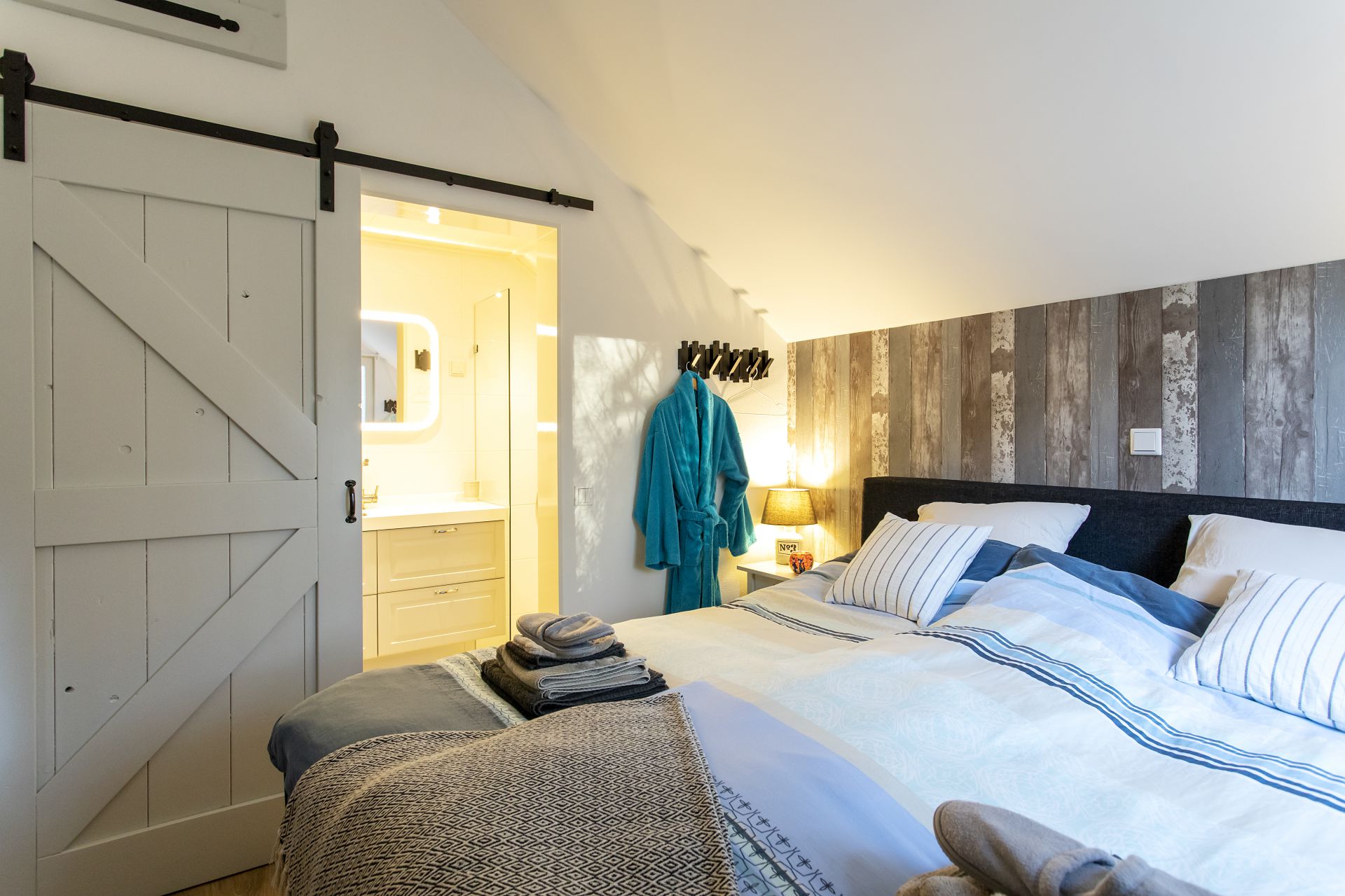 En suite badkamer
